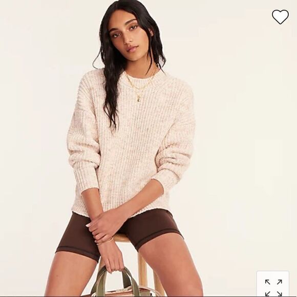 J. Crew Marled cotton-blend crewneck sweater - Picture 2 of 7